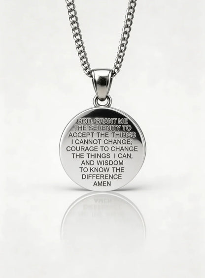 Jesus quarter necklace