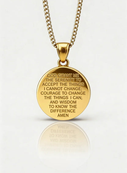 Jesus quarter necklace